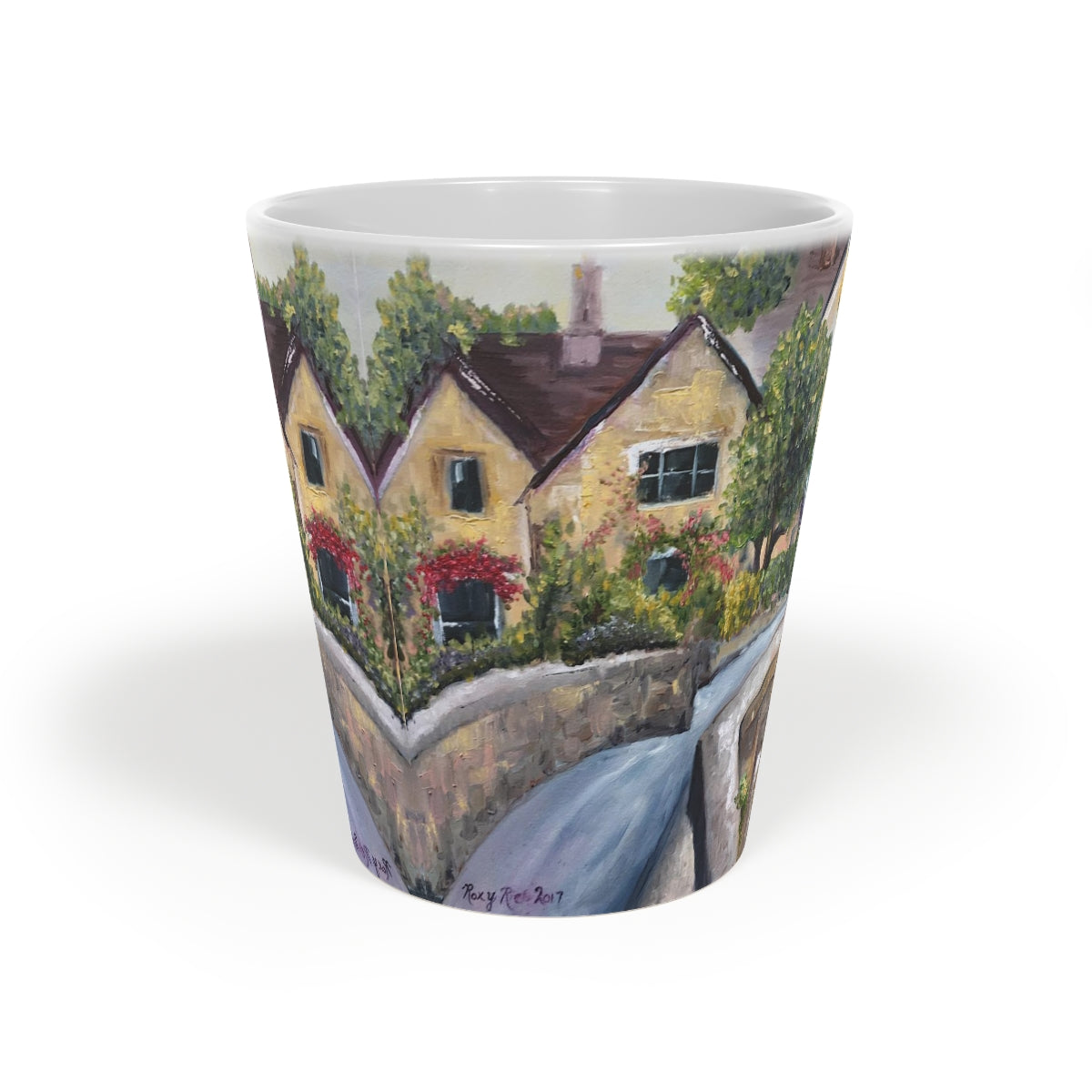 Castle Combe Cotswolds  Latte Mug, 12oz
