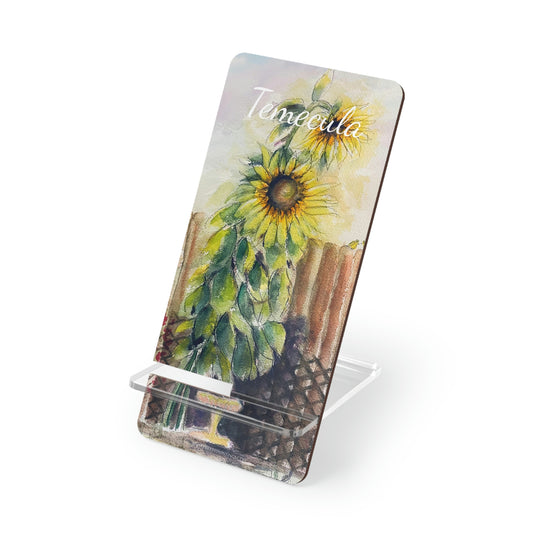 Temecula Phone Stand with Mammoth Sunflowers