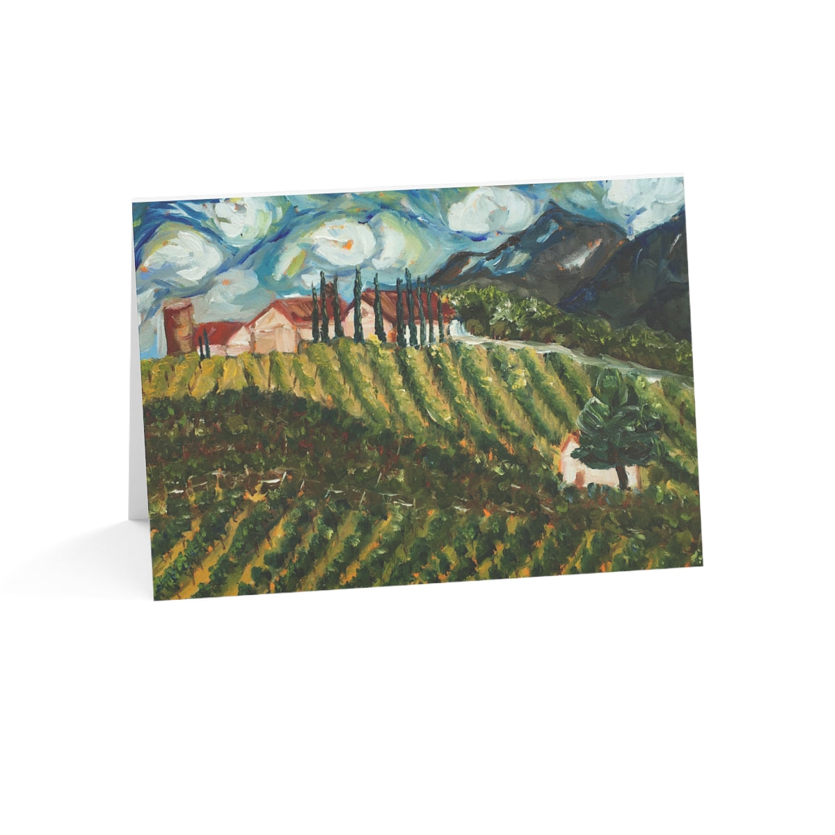 Cartes de vœux du vignoble et de la cave Avensole