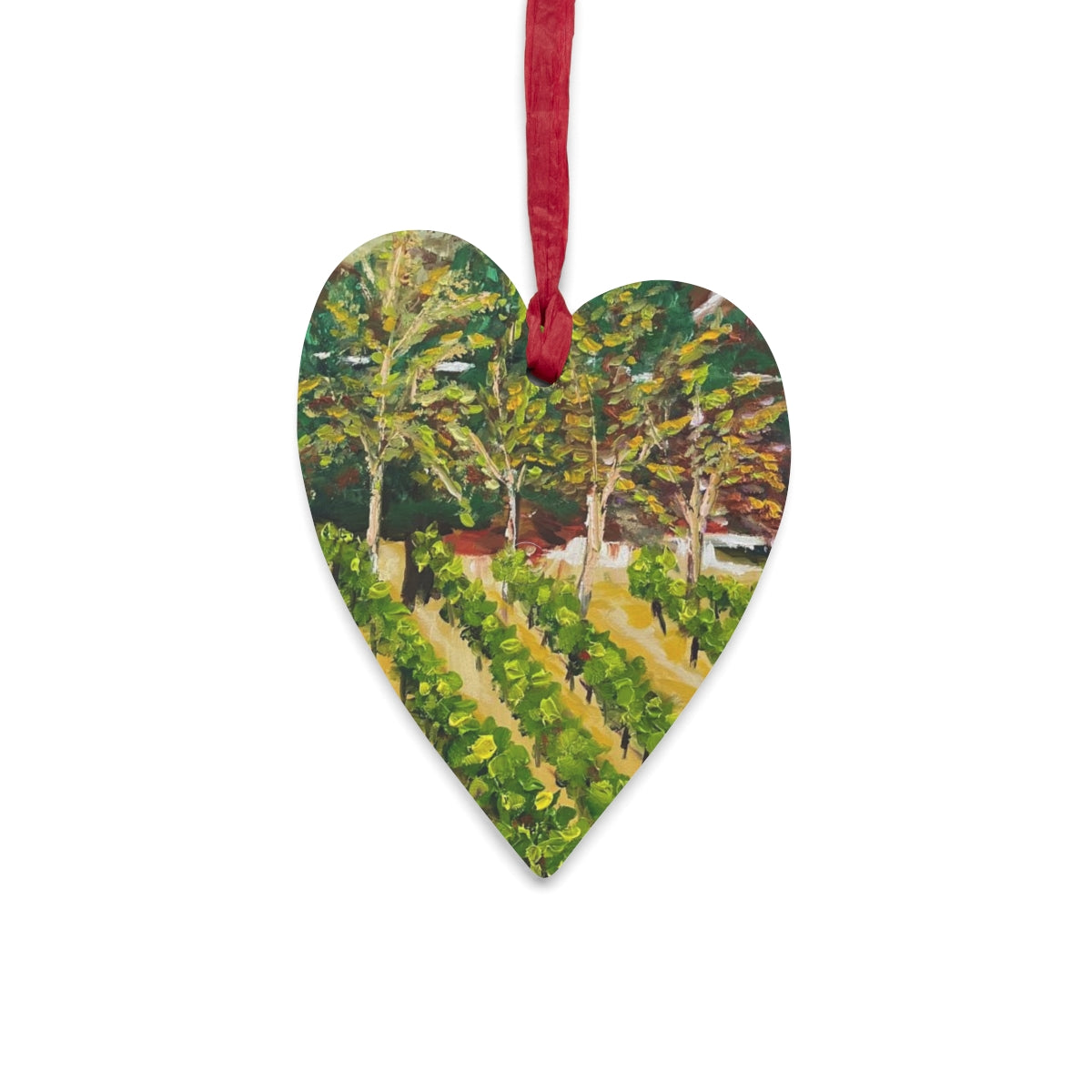 Somerset Vineyard and Winery Wooden Ornaments