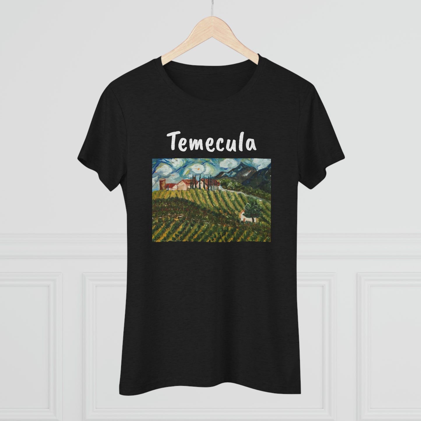 Avensole Vineyard and Winery Temecula Tee-shirt Triblend ajusté pour femmes