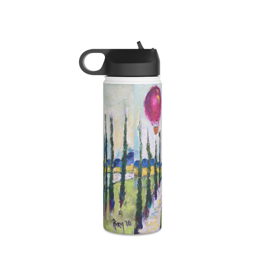 Good Morning Wine Country Temecula Stainless Steel Water Bottle, Standard Lid