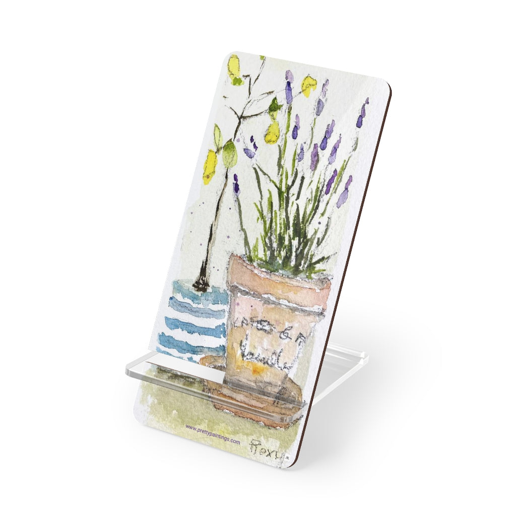 "Lemons and Lavender" Phone Stand