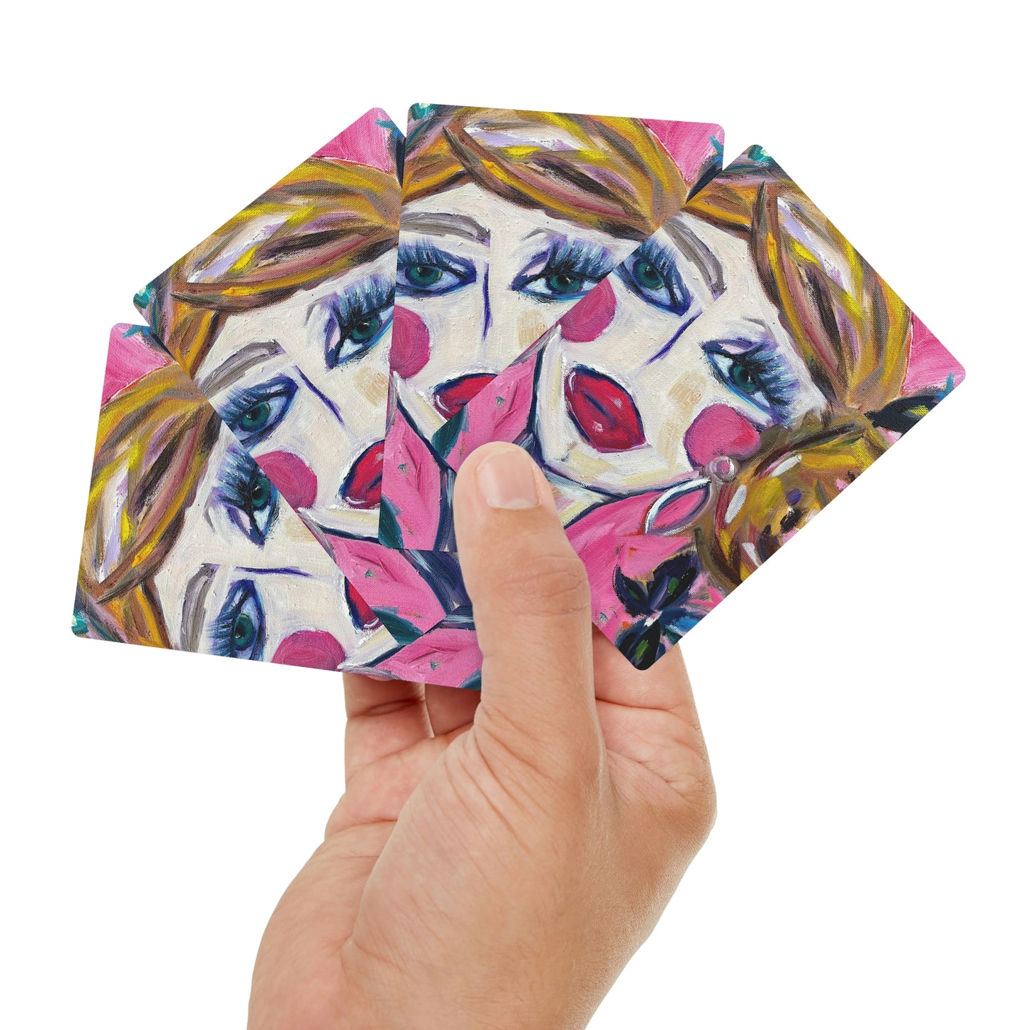 Lady with Irises Poker Cards/Playing Cards