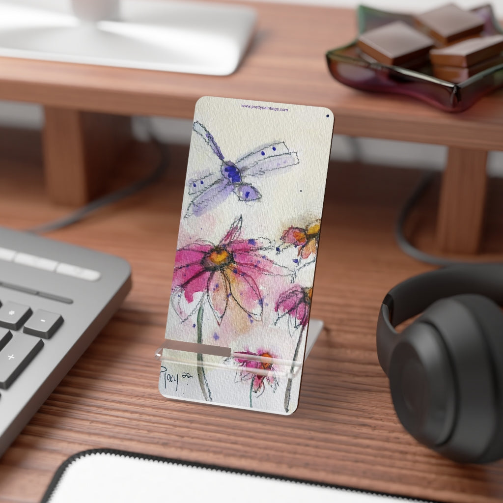 Whimsical Dragonfly Phone Stand