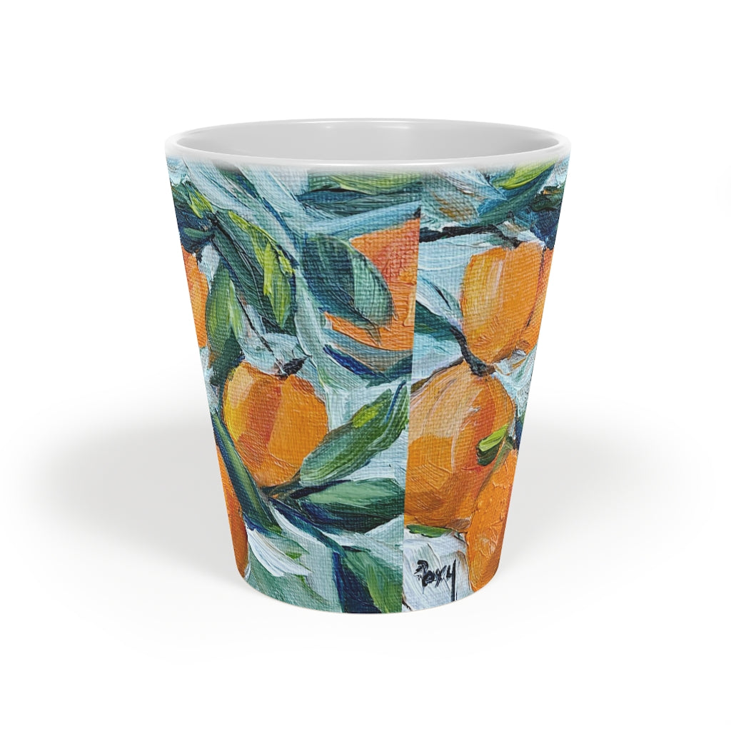 Oranges  Latte Mug, 12oz