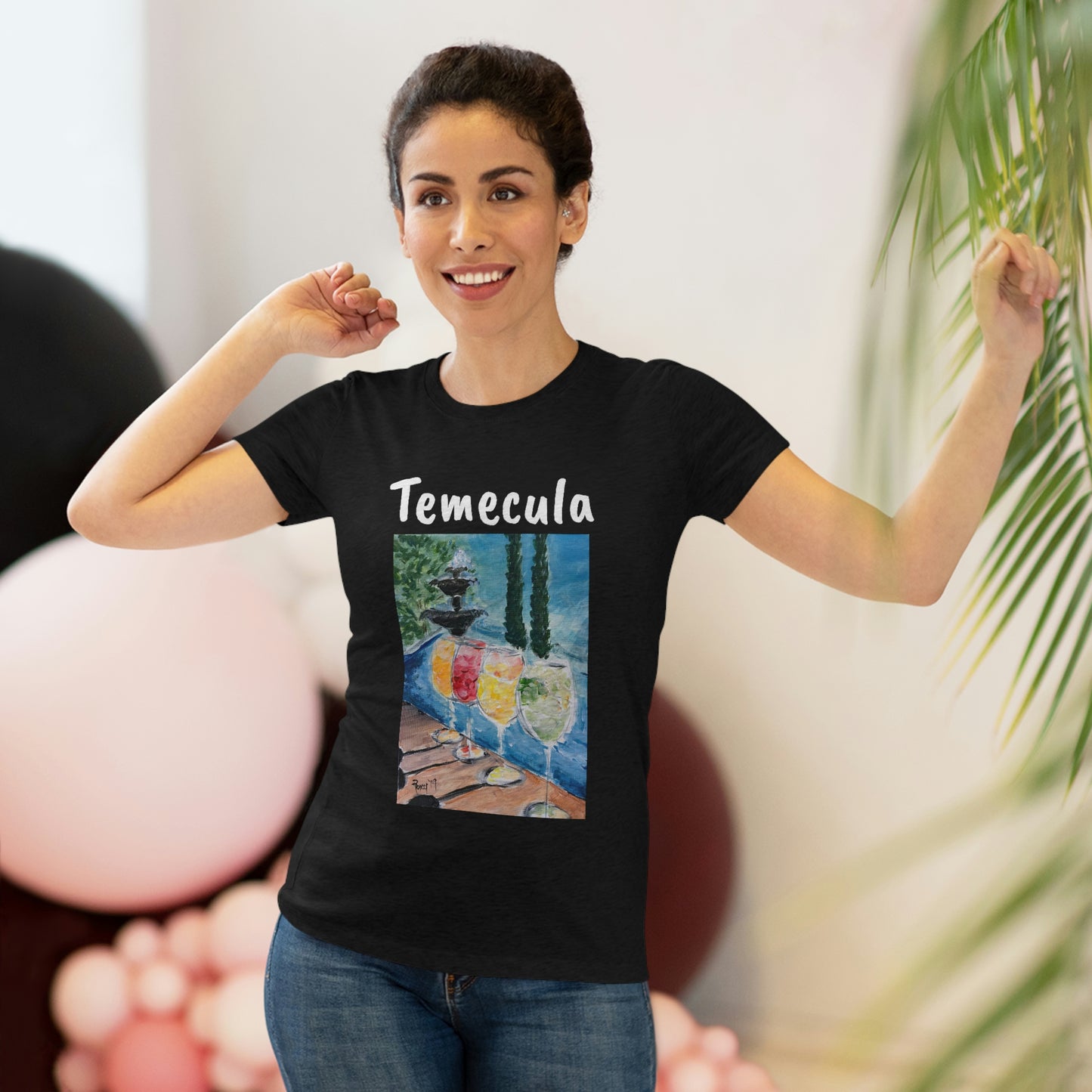 Cocktails d’été à Lorimar Winery Temecula Tee-shirt Triblend ajusté pour femmes