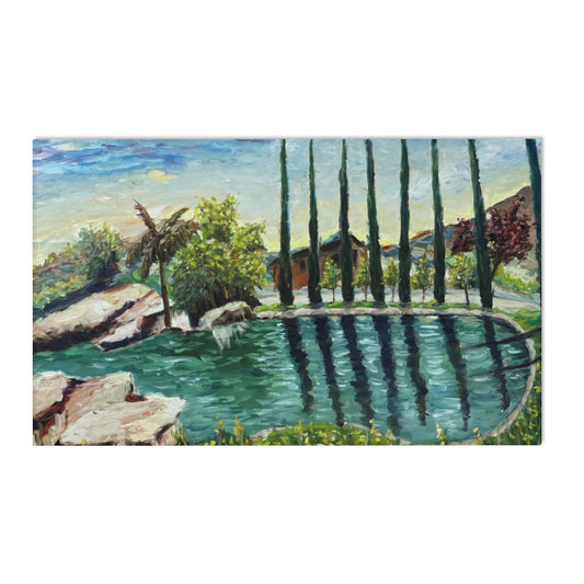 The Pond at GBV Winery Area Rug
