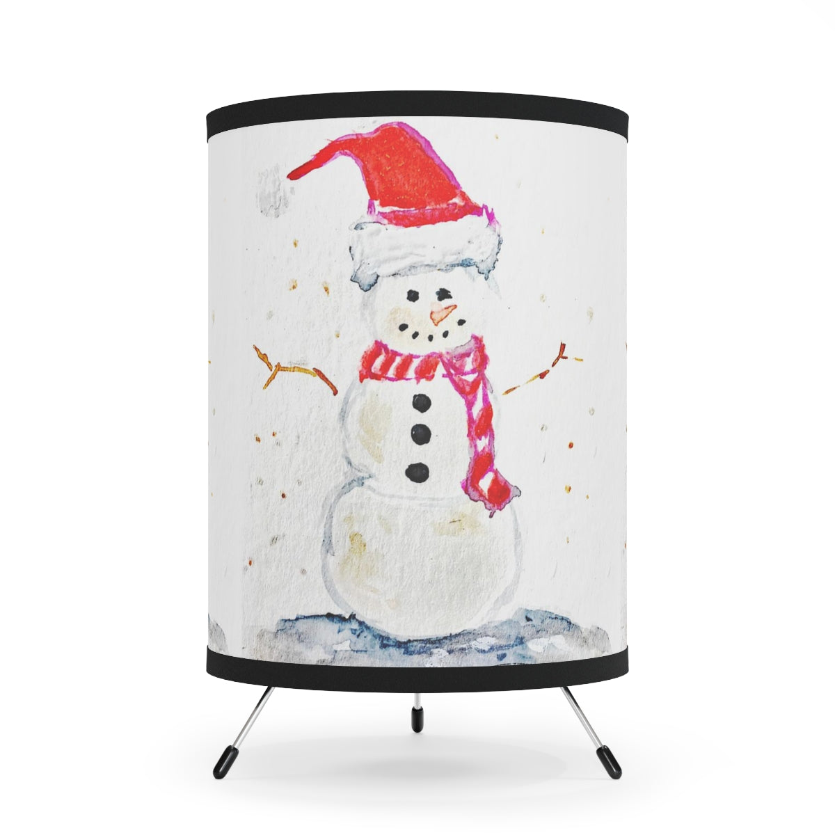 Lampe trépied Happy Snowman