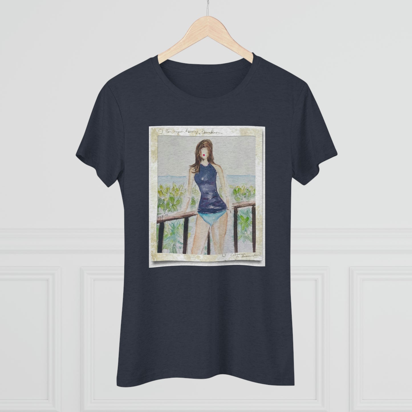 Nos vemos en la playa- Camiseta Triblend Tee ajustada para mujer