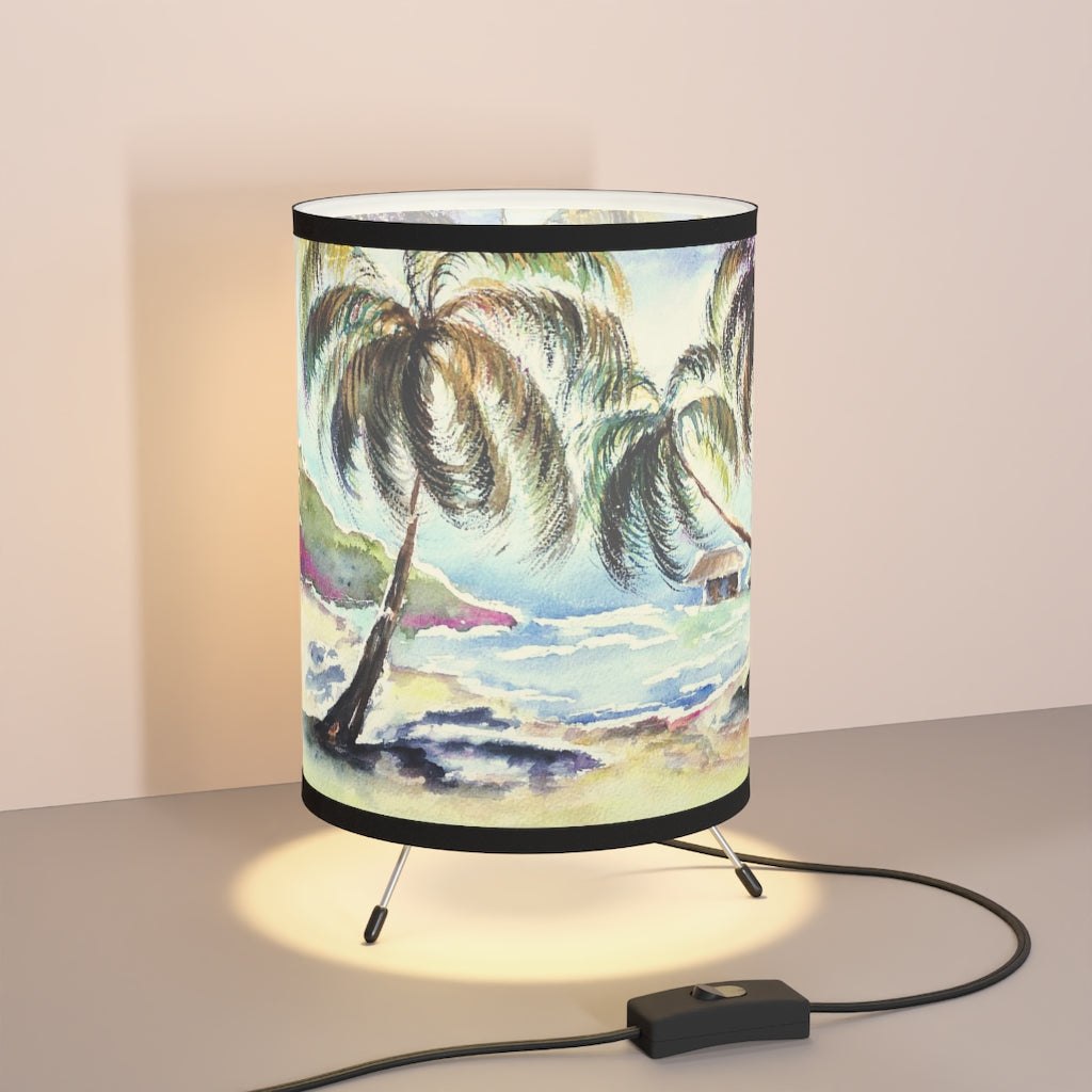 Hawaii Awaits Tripod Lamp