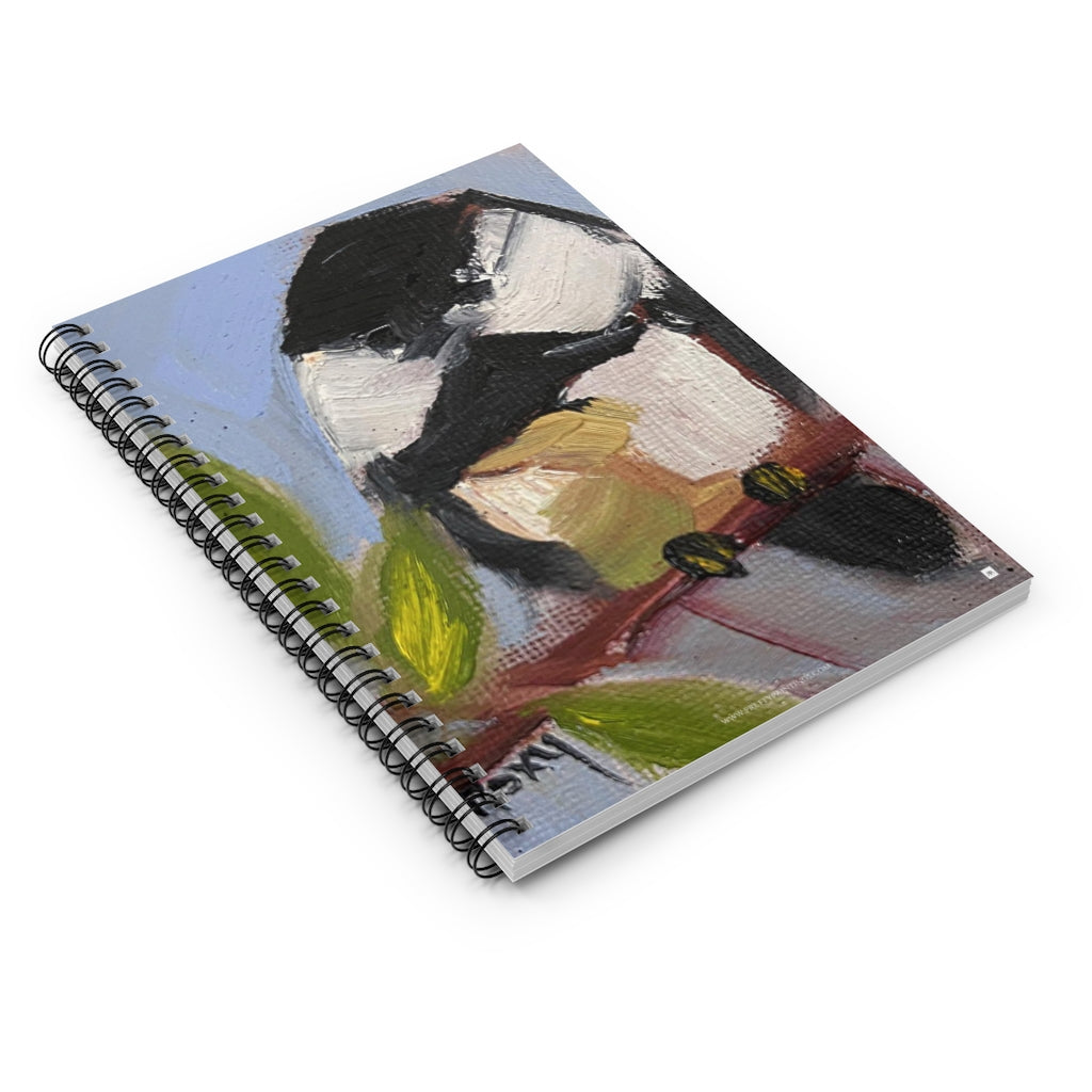 Adorable Chickadee Spiral Notebook