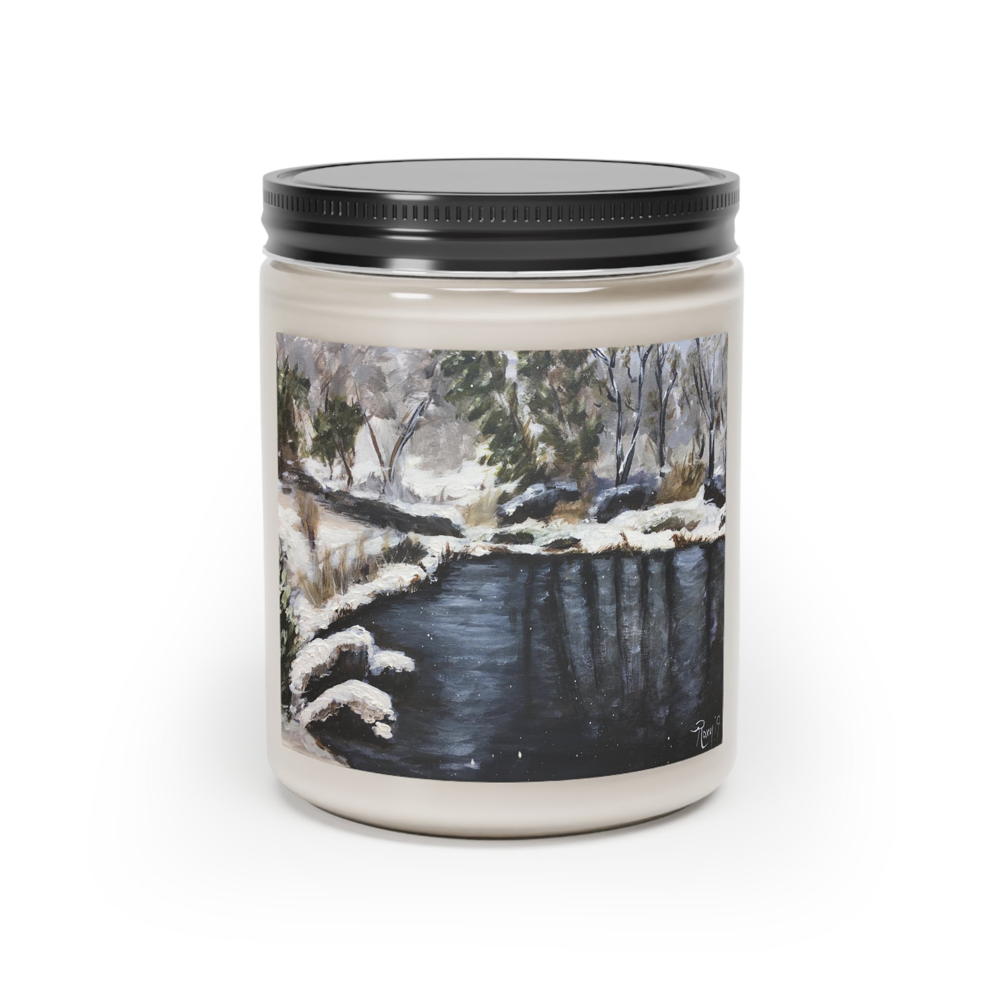 Rose Haven Garden Snow Day Candle – Roxy Rich Fine Art