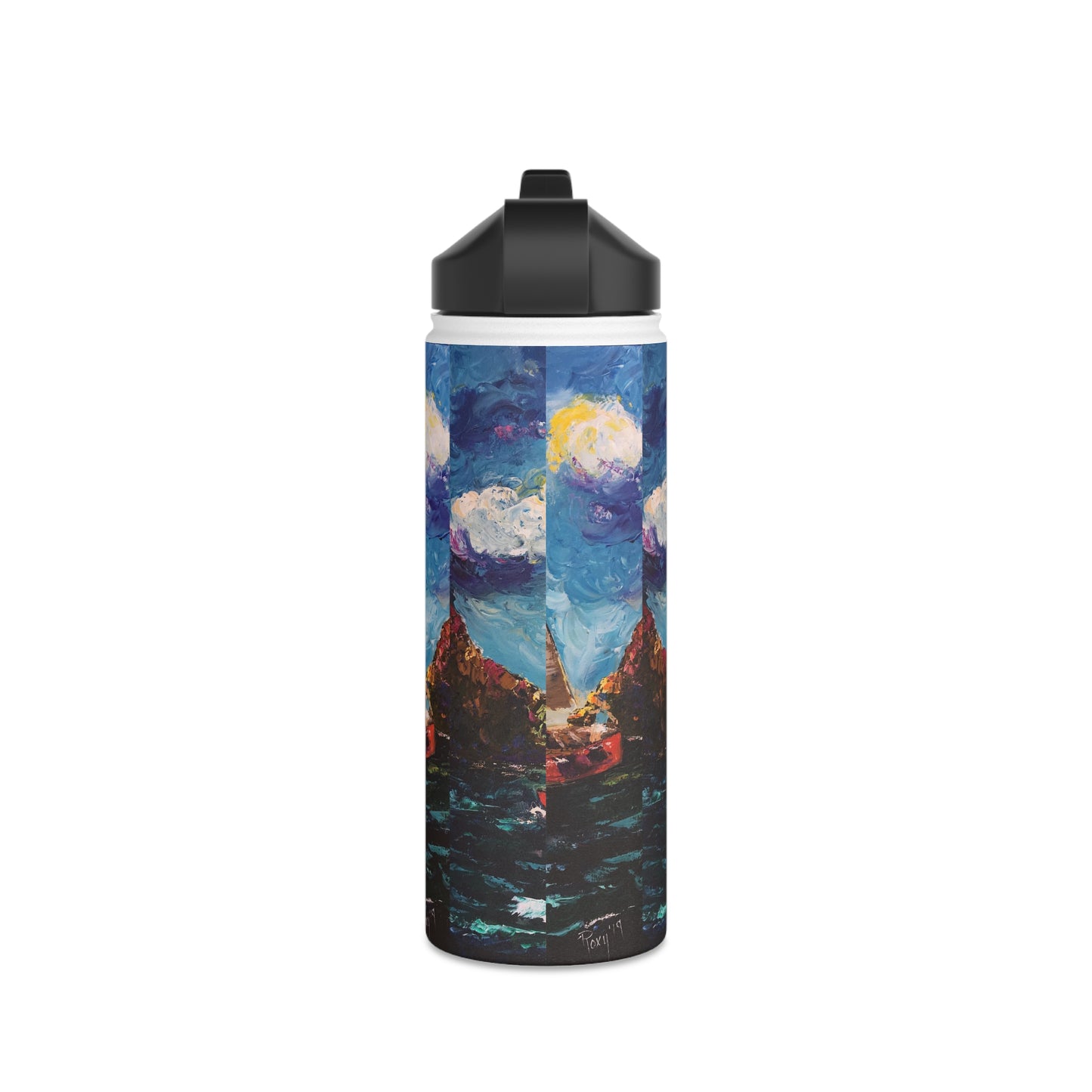 Sunny Sails Stainless Steel Water Bottle, Standard Lid