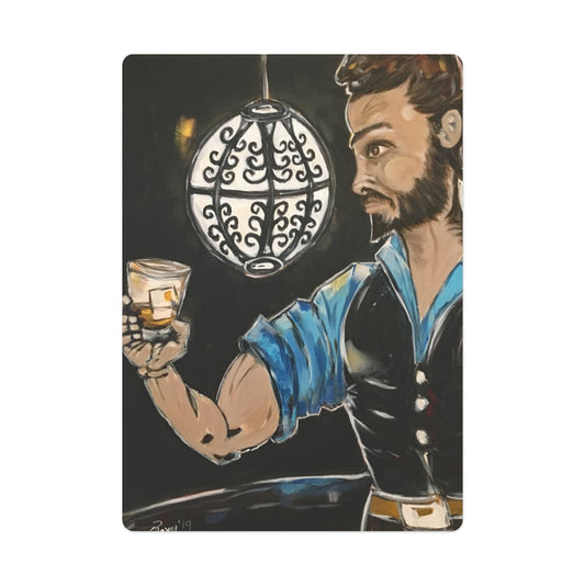 A Stiff One (Bartender) Cartas de póquer/Naipes