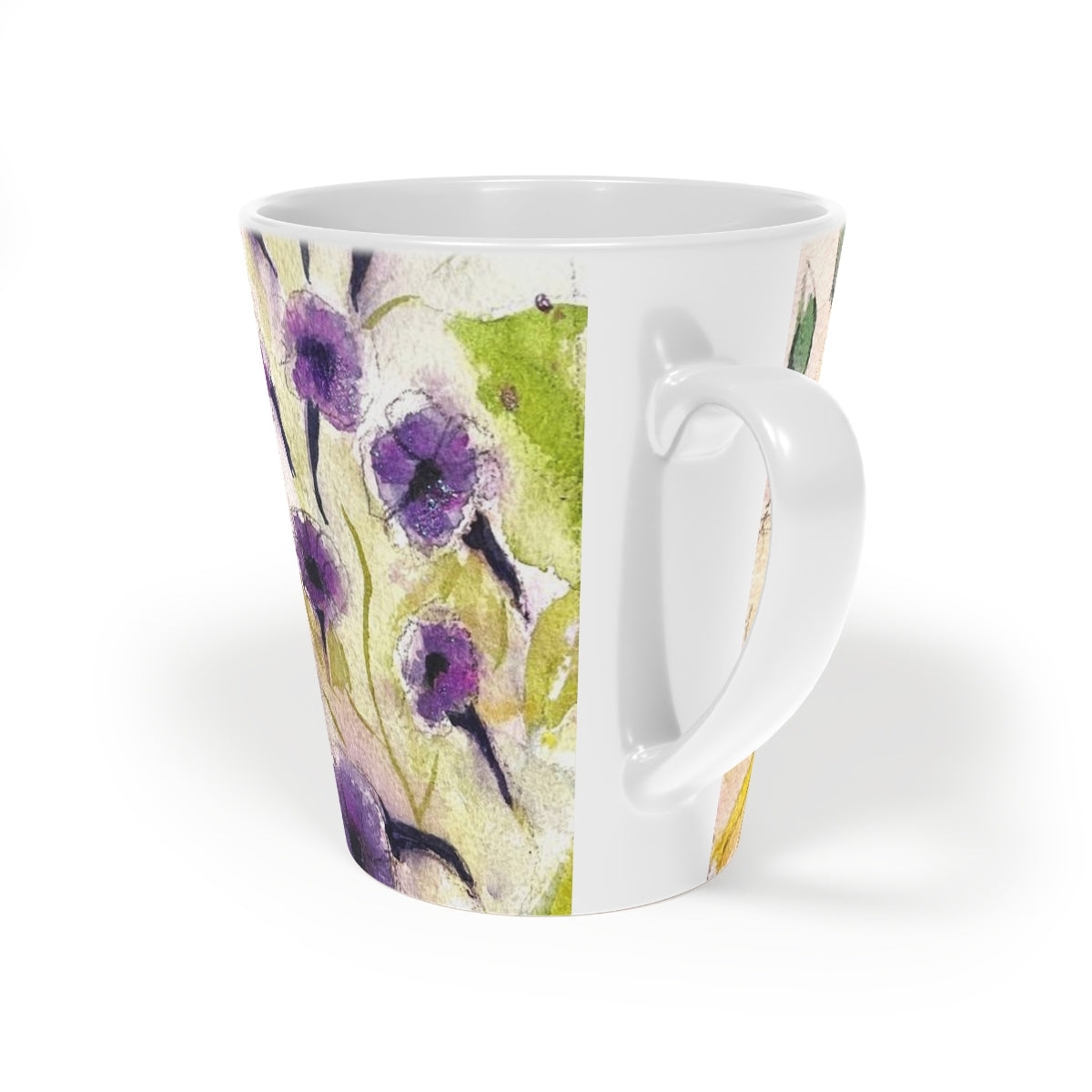 Happy Hummingbird Latte Mug, 12oz