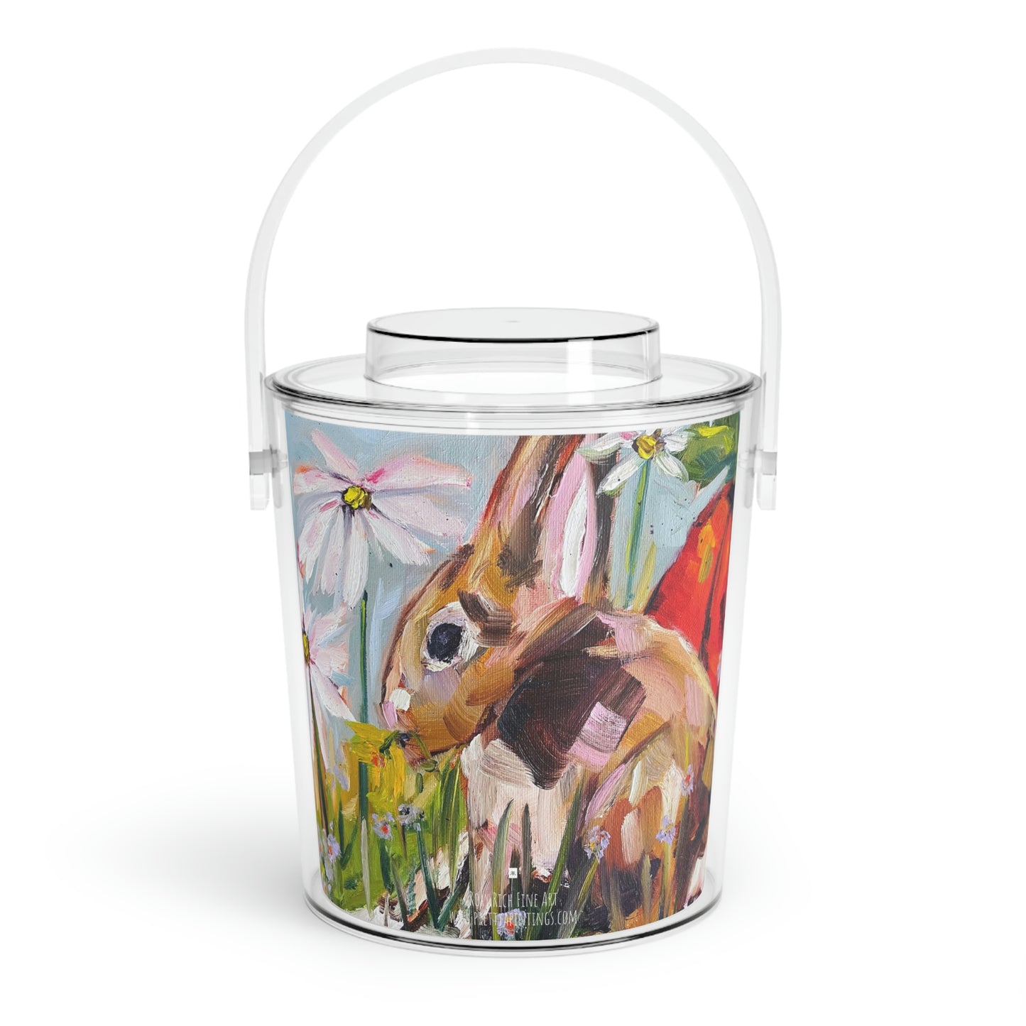 Bunny in the Garden Ice Bucket
