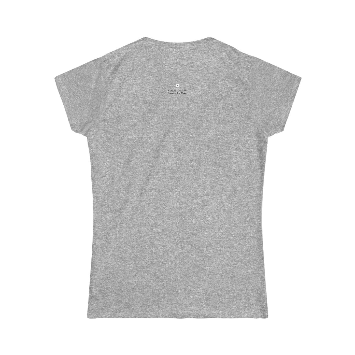 Roses in the Foyer Women's Softstyle  Semi-Fitted Tee