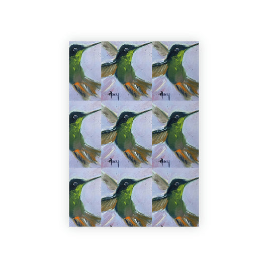Hummingbird in Flight Gift Wrapping Paper  1pc
