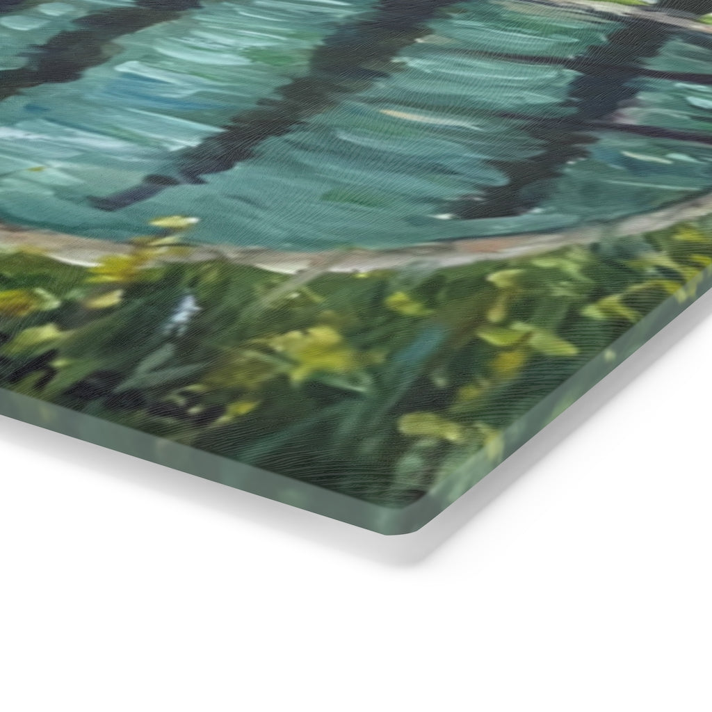 The Pond at GBV Glass Cutting Board