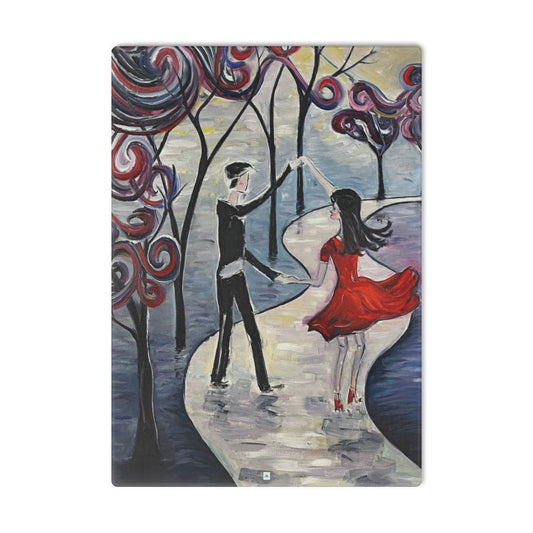 Dancing in the Moonlight Glass Cutting Board