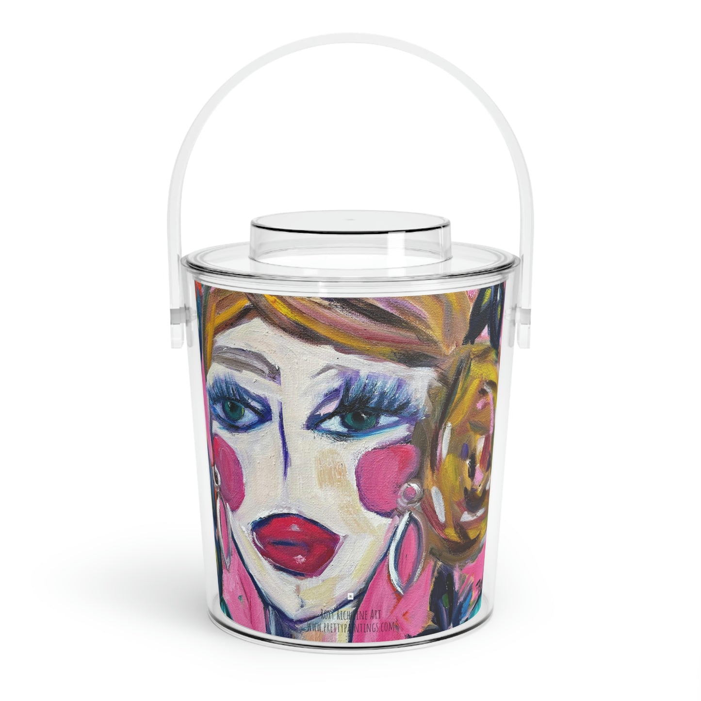 Lady with Irises  Ice Bucket