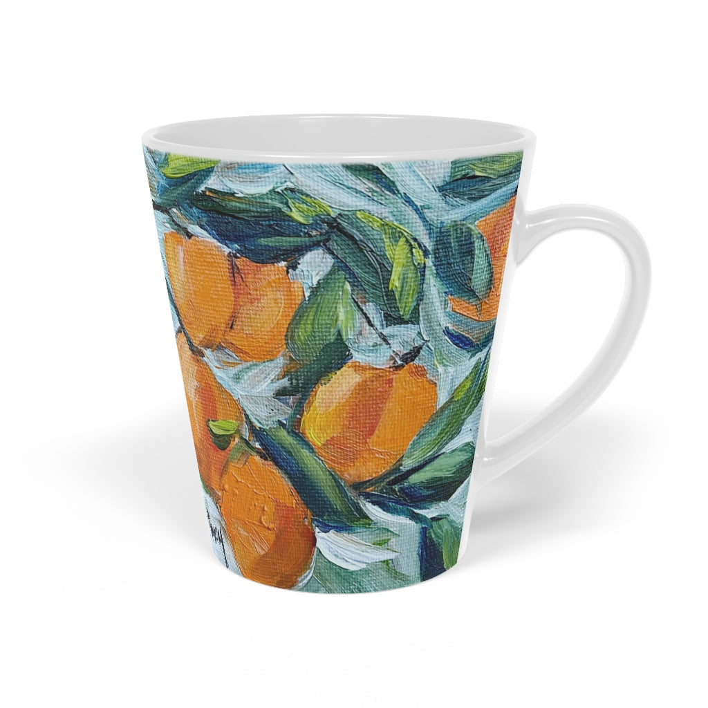 Oranges  Latte Mug, 12oz
